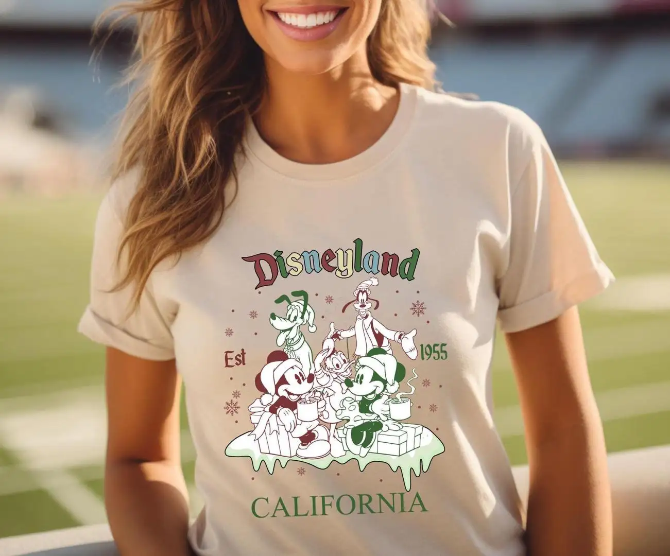 Vintage Disneyland Christmas Shirt for Disney Lovers