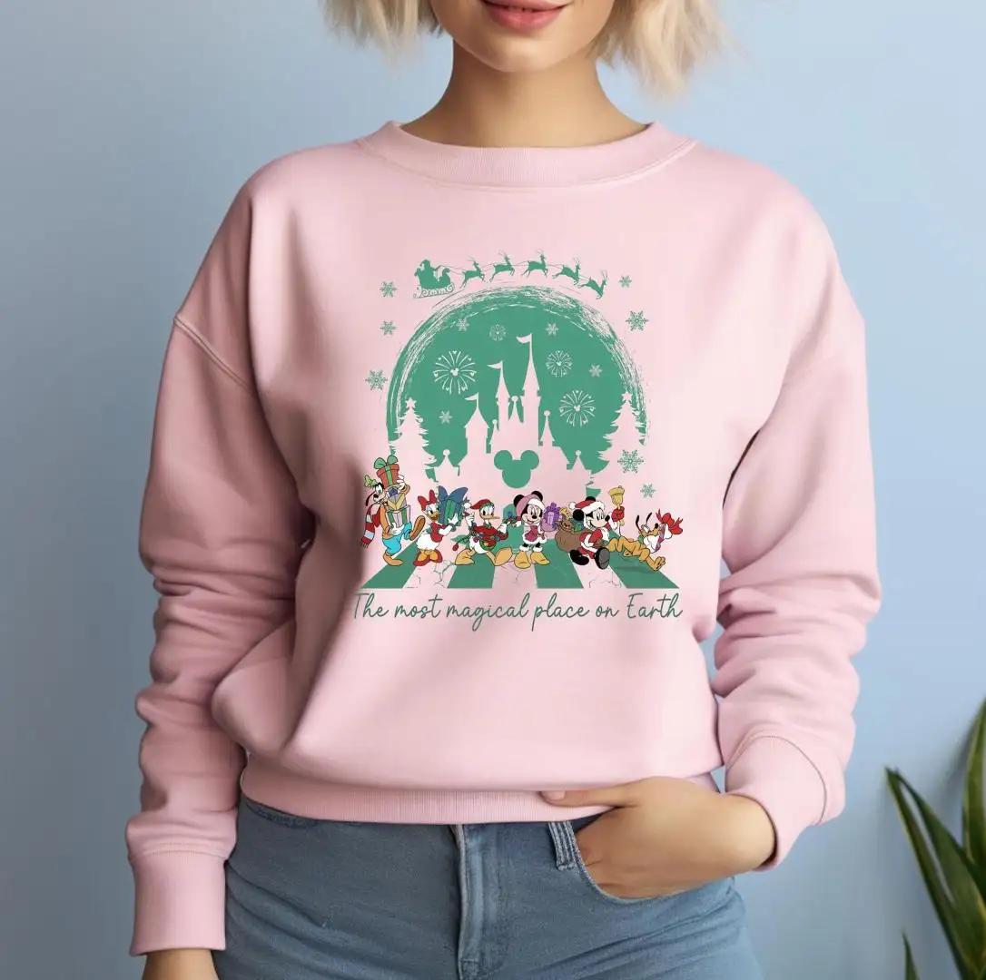 Disney Christmas Shirt Magical Place on Earth Holiday Gift