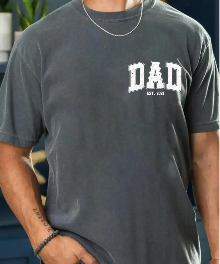Personalized Dad Shirt Custom Fathers Day Gift