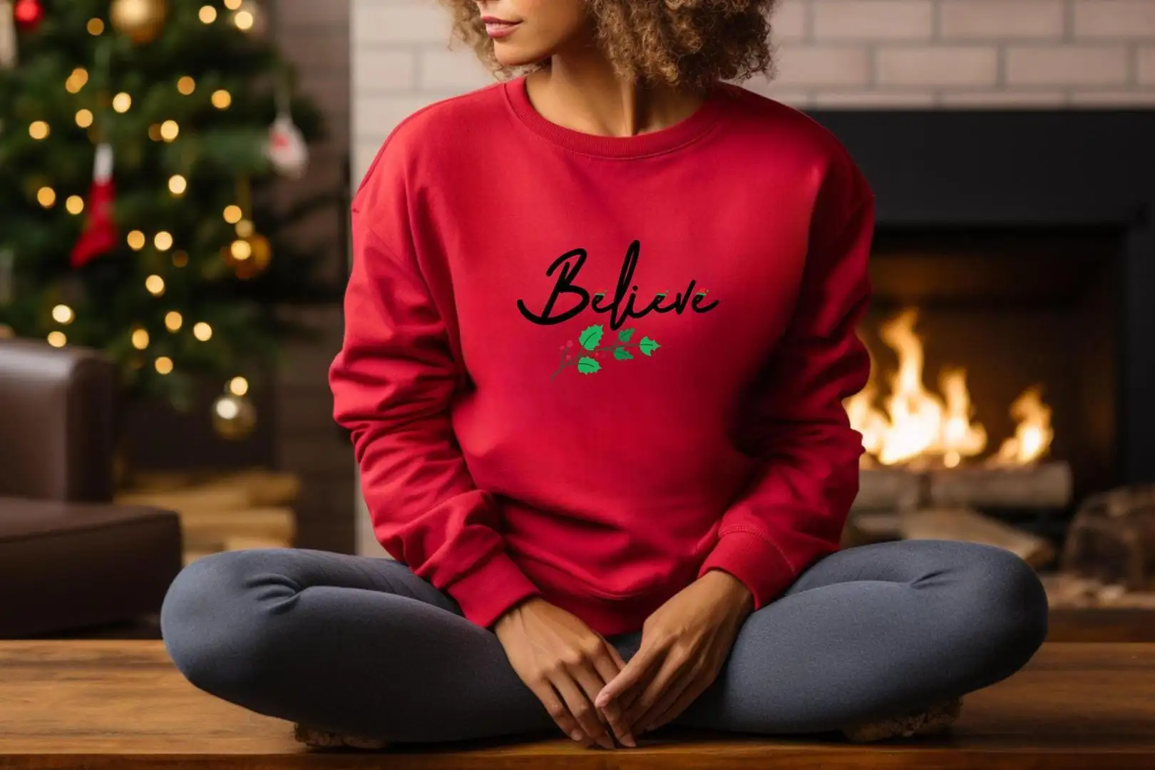Christmas Believe Shirt for Family Matching
