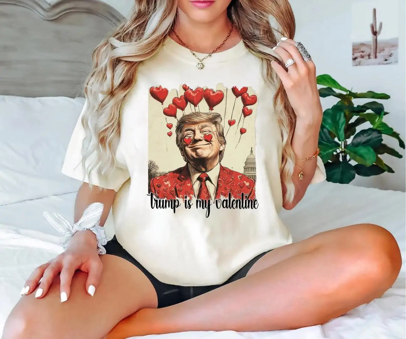 Patriotic Trump Valentine Shirt for Supporters Gift