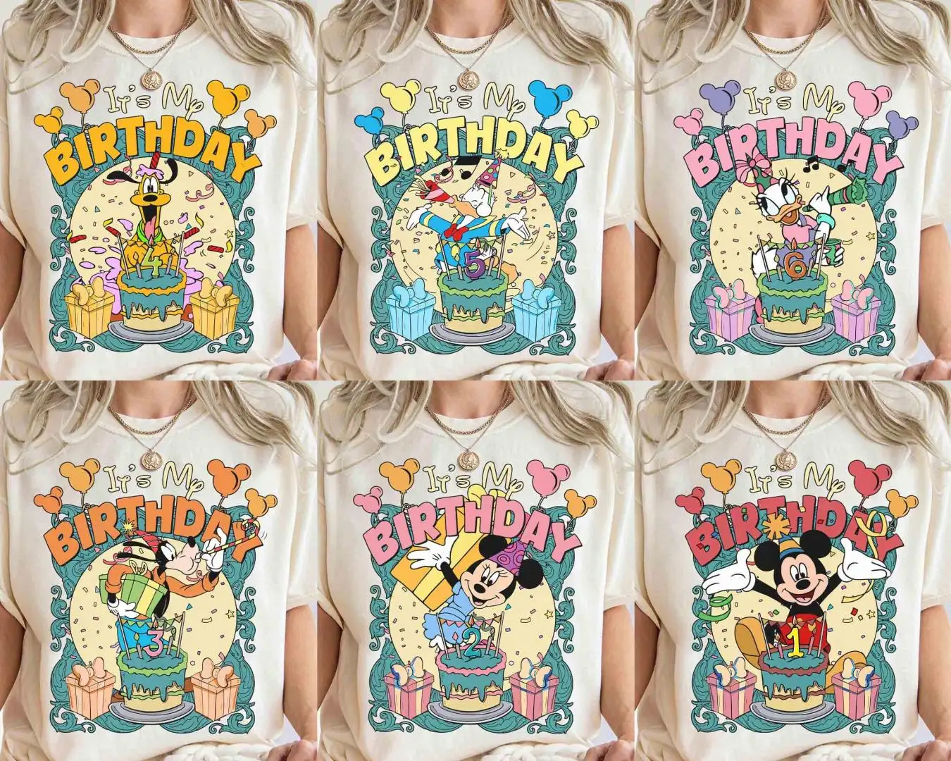 Personalized Mickey Mouse Birthday Shirt Gift