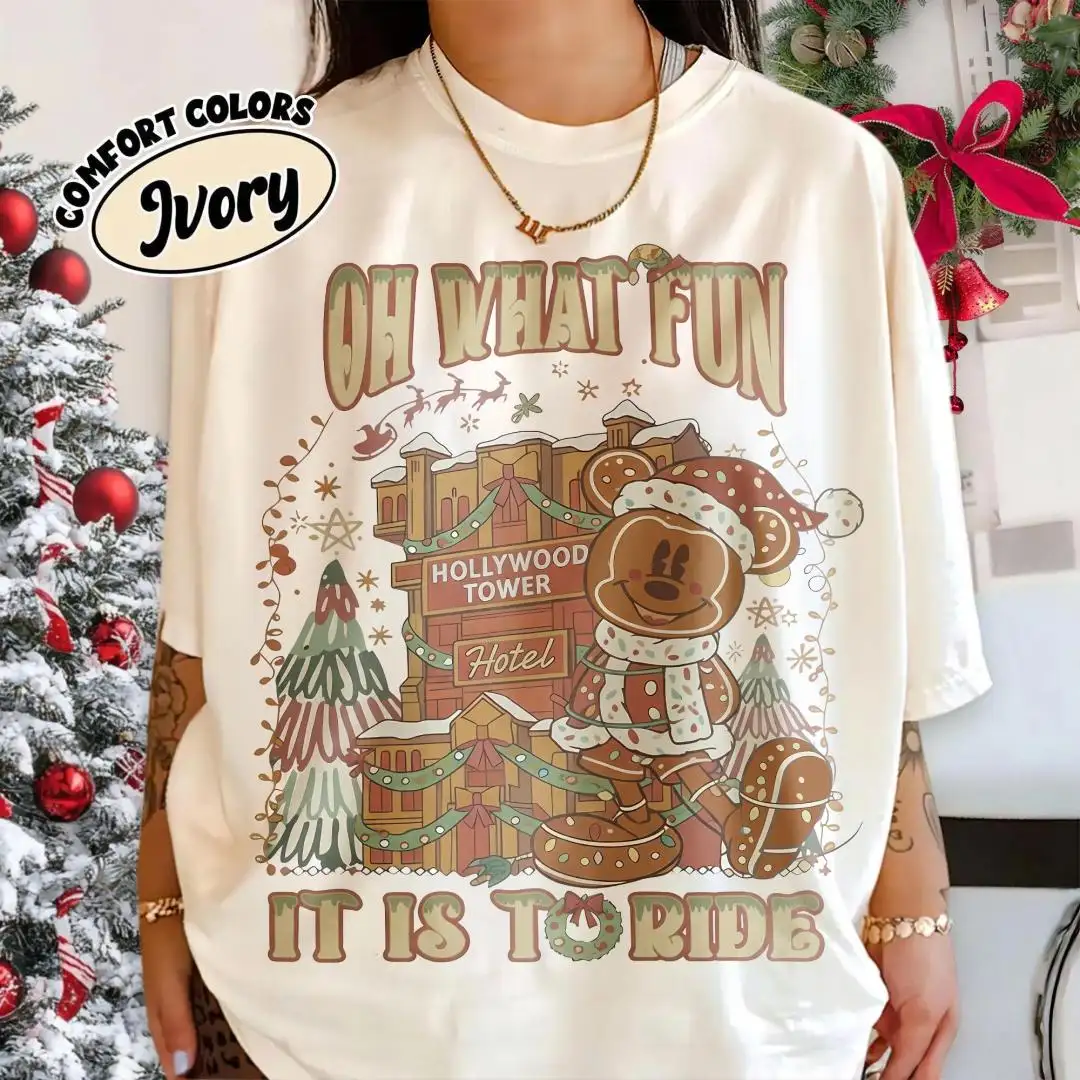 Vintage Disney Tower of Terror Holiday Shirt