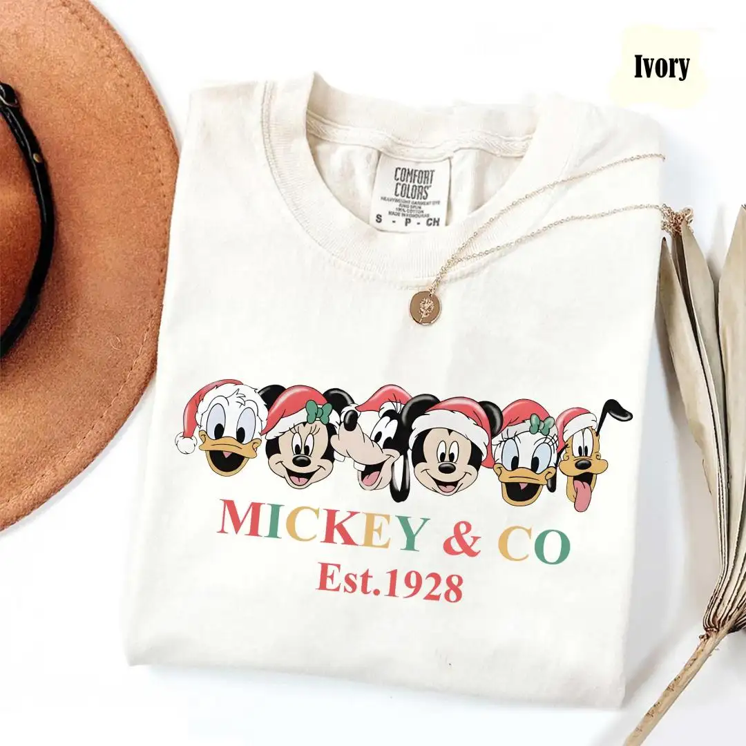 Vintage Disney Christmas Lights Shirt for Mickey Fans