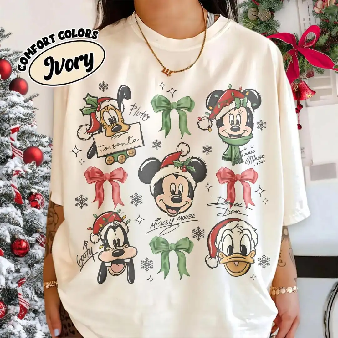 Vintage Disney Christmas Shirt for Family Holiday Trips
