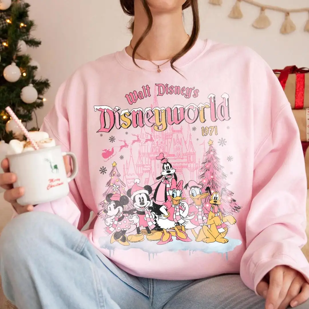 Vintage Disney World Christmas Shirt for Family Vacation