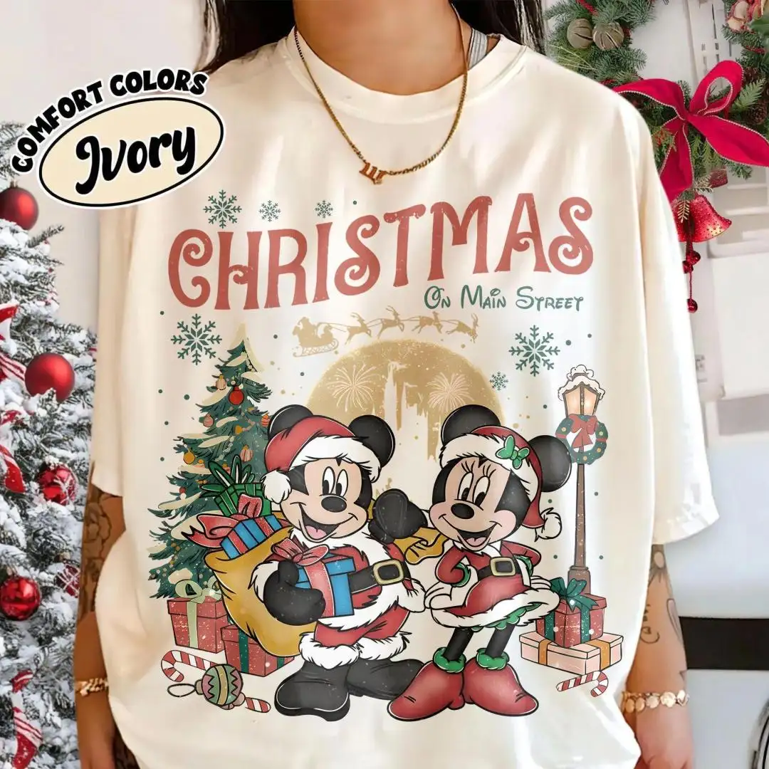 Vintage Disney Christmas Shirt for Family Vacation