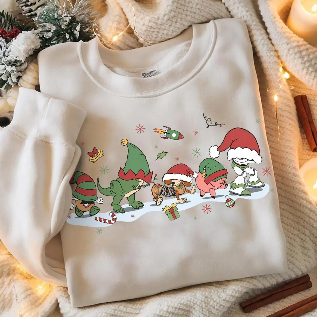 Vintage Disney Toy Story Christmas Shirt for Family Holiday