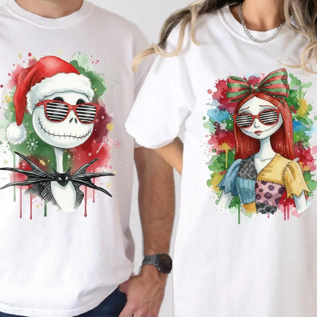 Jack and Sally Disney Christmas Shirt