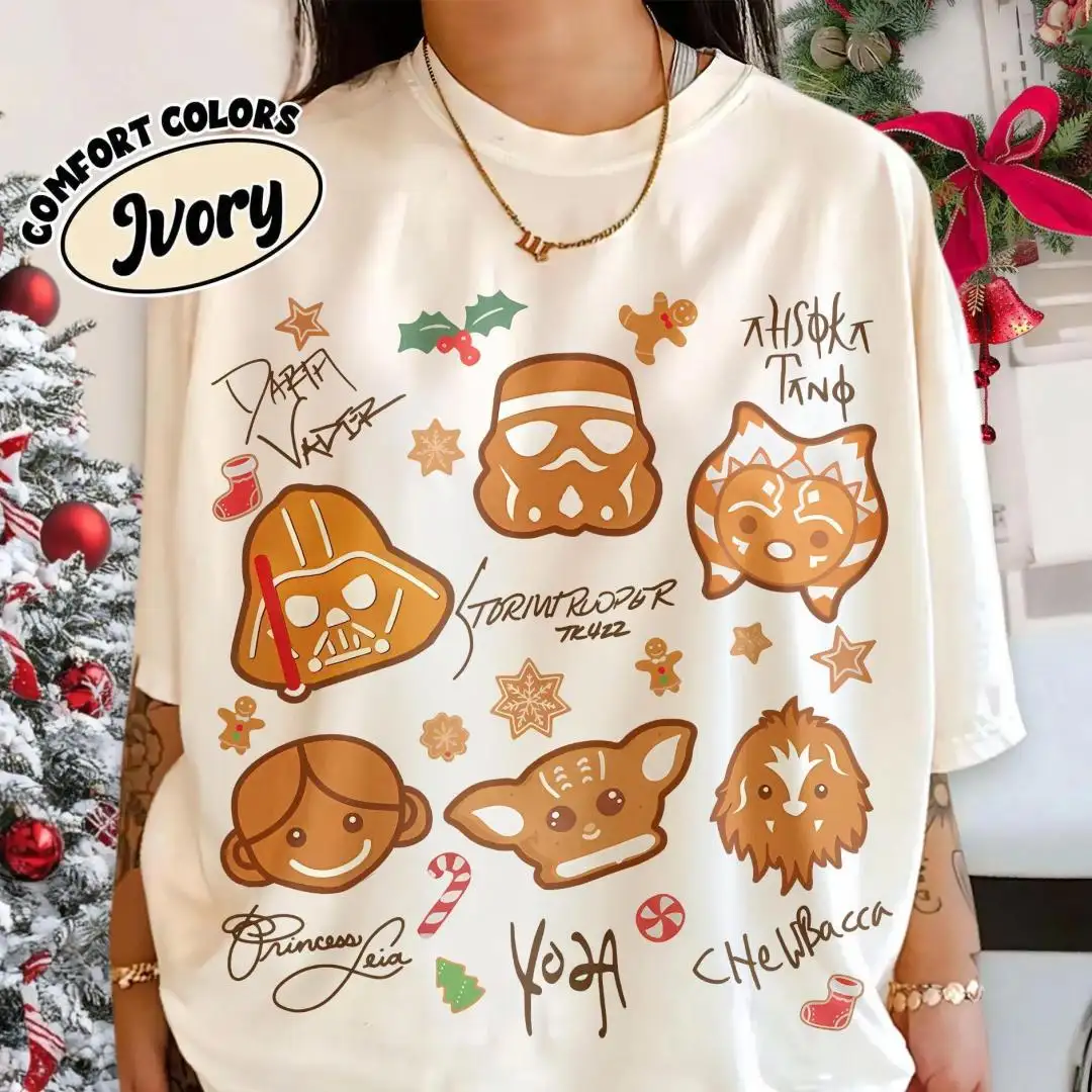 Star Wars Gingerbread Holiday Shirt for Disney Fans