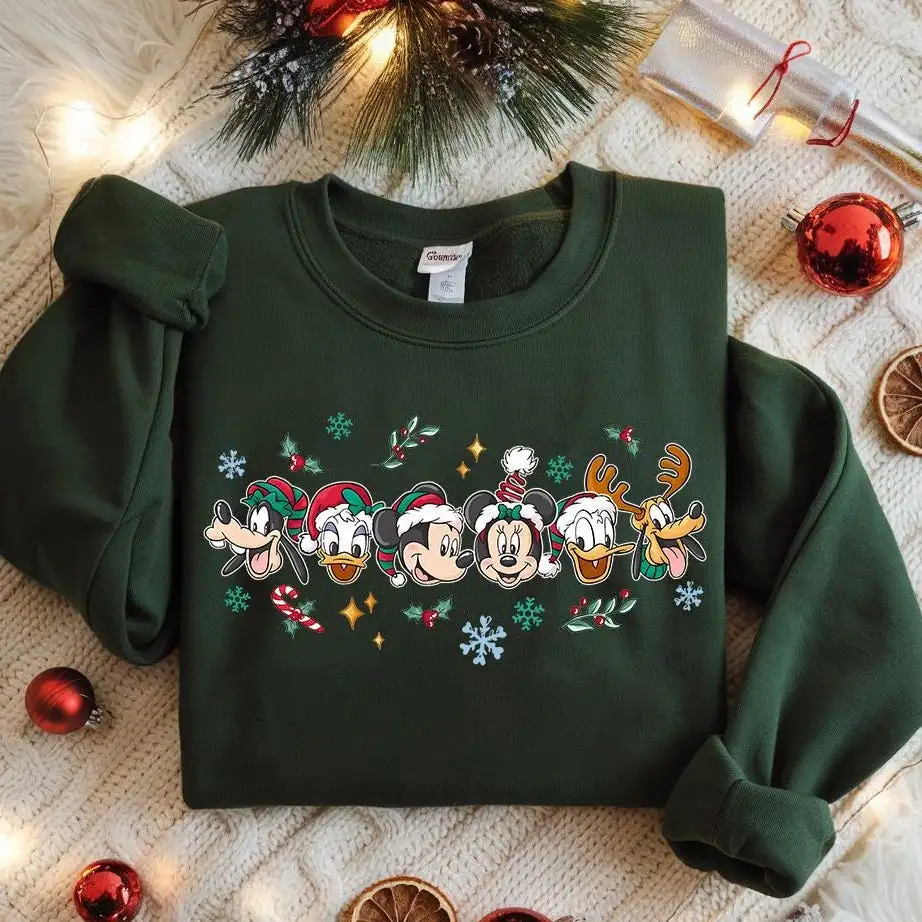 Vintage Disney Christmas Shirt for Family Matching