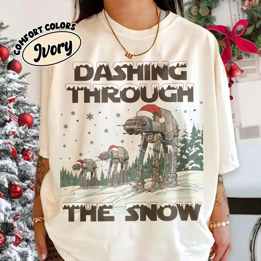 Vintage Star Wars Christmas Shirt, Retro Sci-Fi Holiday Gift