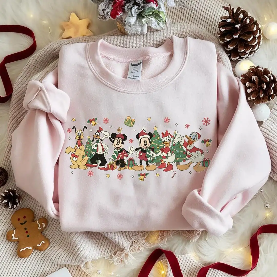Disney Christmas Shirt | Mickey & Friends Holiday Sweatshirt