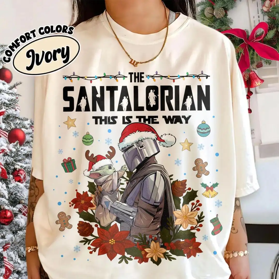 Vintage Star Wars Holiday Shirt | Santalorian Christmas Shirt