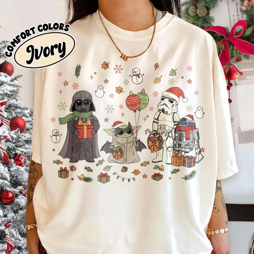 Star Wars Mandalorian Christmas Shirt for Disney Trip
