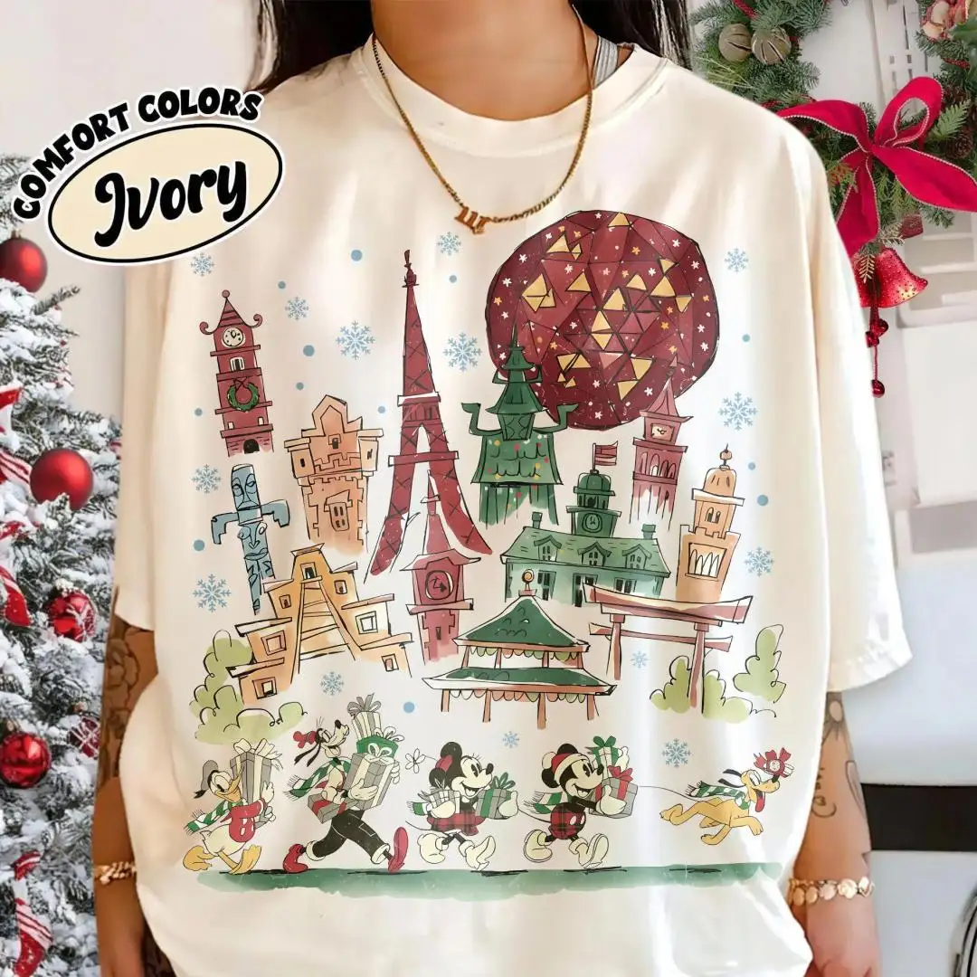 Vintage Disney World Christmas Family Matching Shirt