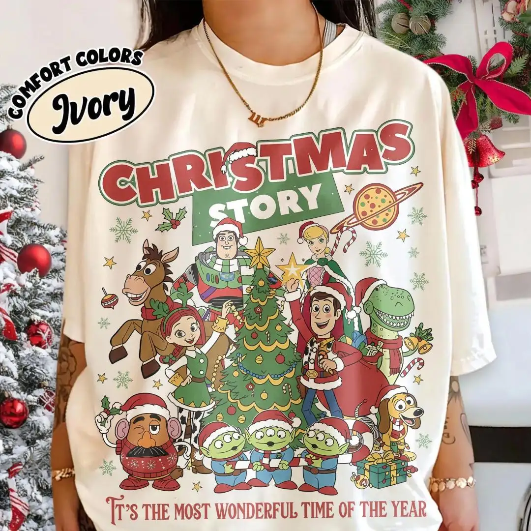 Toy Story Christmas Shirt for Disney Pixar Holiday Parties