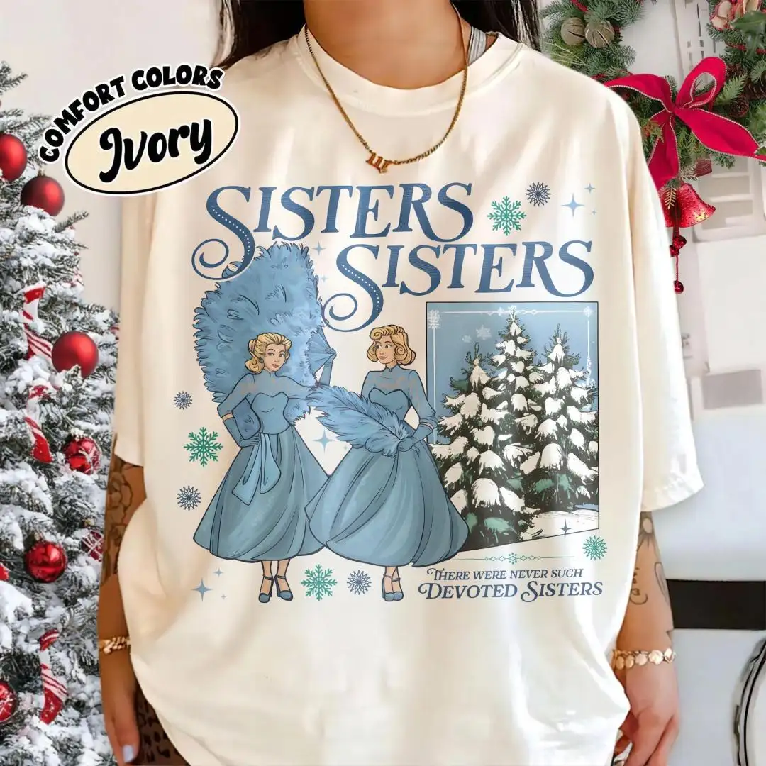 Vintage White Christmas 1954 Shirt for Sisters Holiday Trip