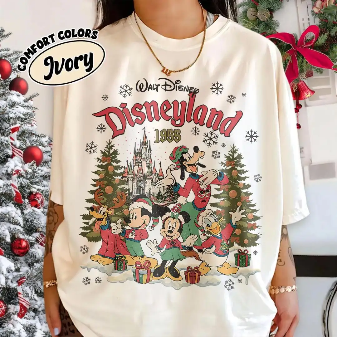 Disneyland Christmas Shirt for Family Holiday