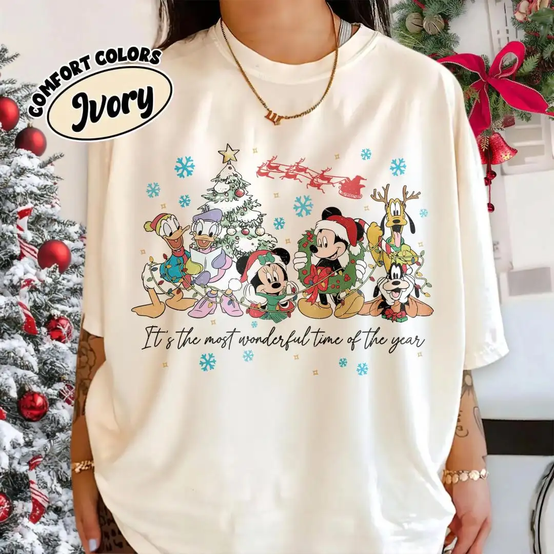 Vintage Disney Christmas Family Matching Shirt