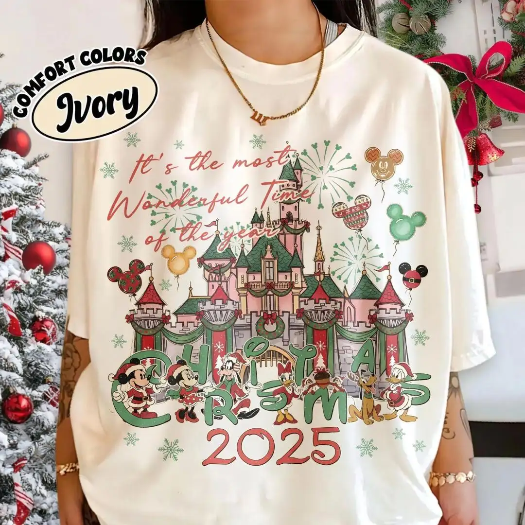 Disney Mickey Santa Christmas Shirt for Family