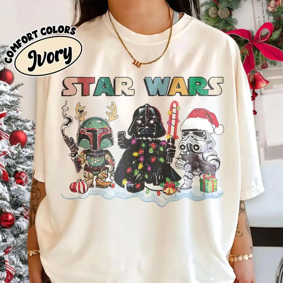 Star Wars Christmas Shirt for Family Matching Holiday