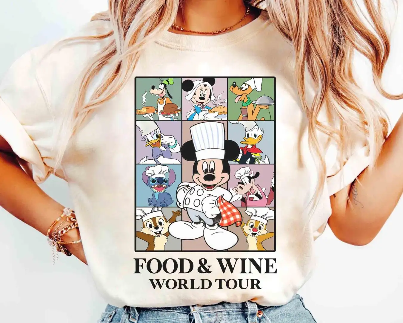 Vintage Mickey Chef Food & Wine Festival 2025 Shirt