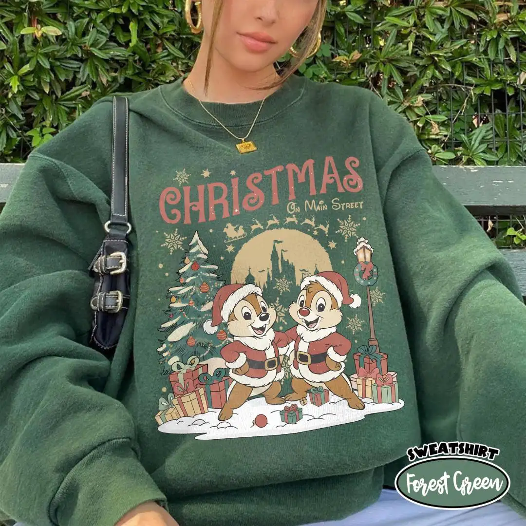 Vintage Disney Chip and Dale Christmas Shirt