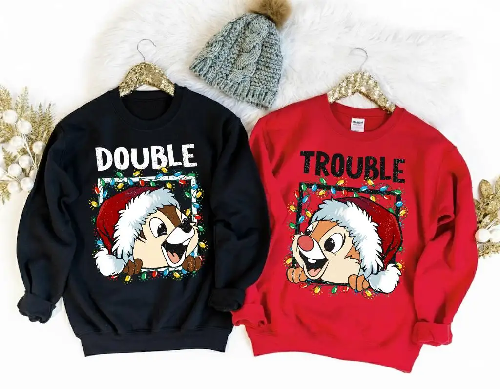 Vintage Disney Chip and Dale Christmas Shirt