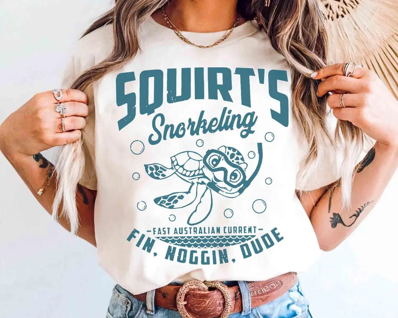 Disney Finding Nemo Snorkeling Sea Turtle Shirt