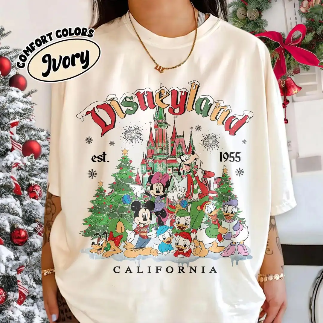 Disneyland Christmas Shirt for Family Matching Holiday