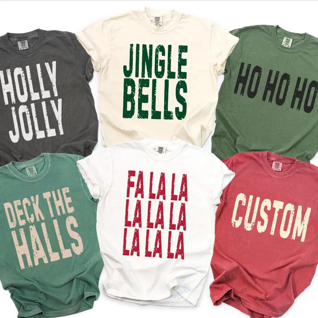 Comfort Colors Christmas Shirt with Funny Family Quotes