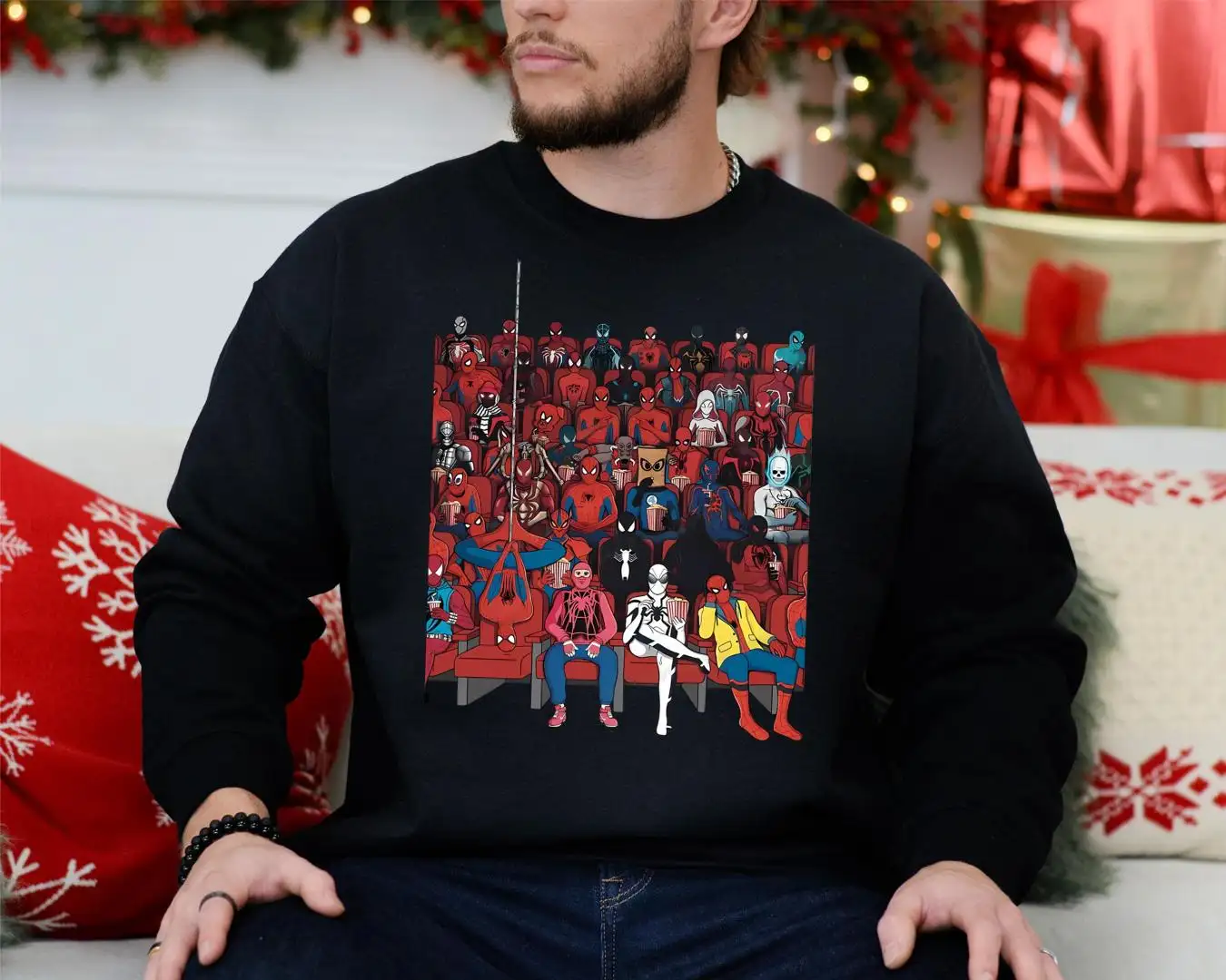 Marvel Spiderman Christmas Shirt for Avengers Fans