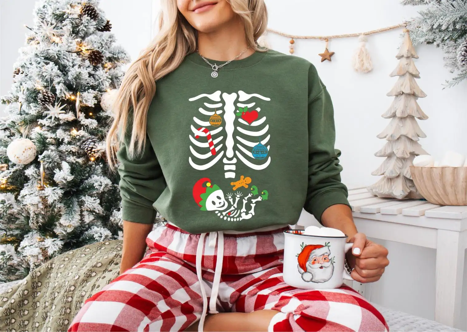 Christmas Pregnancy Reveal Shirt for New Moms
