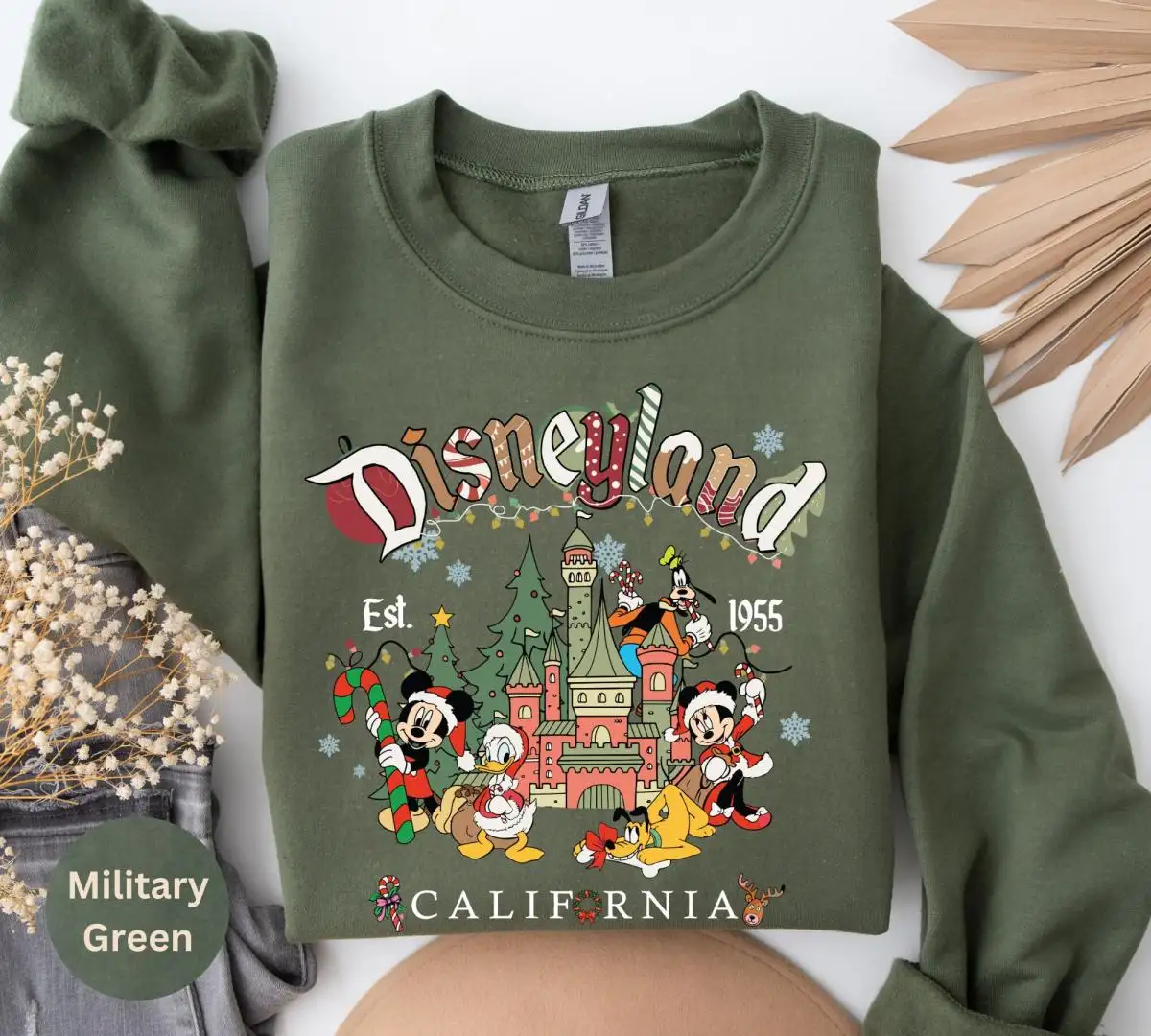 Vintage Disneyland Christmas Shirt for Family