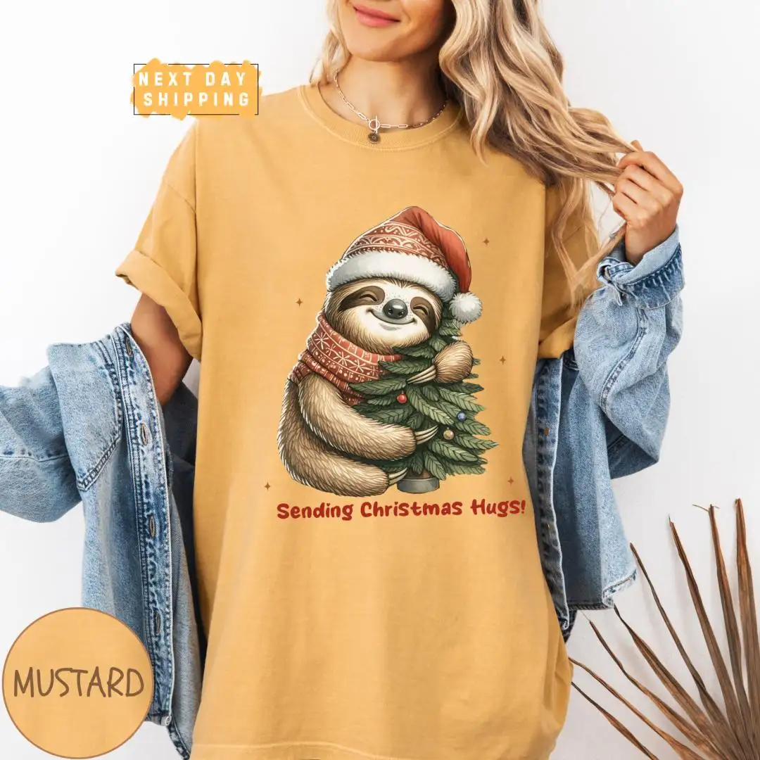 Sloth Christmas Shirt for Sloth Lovers & Family Gifts