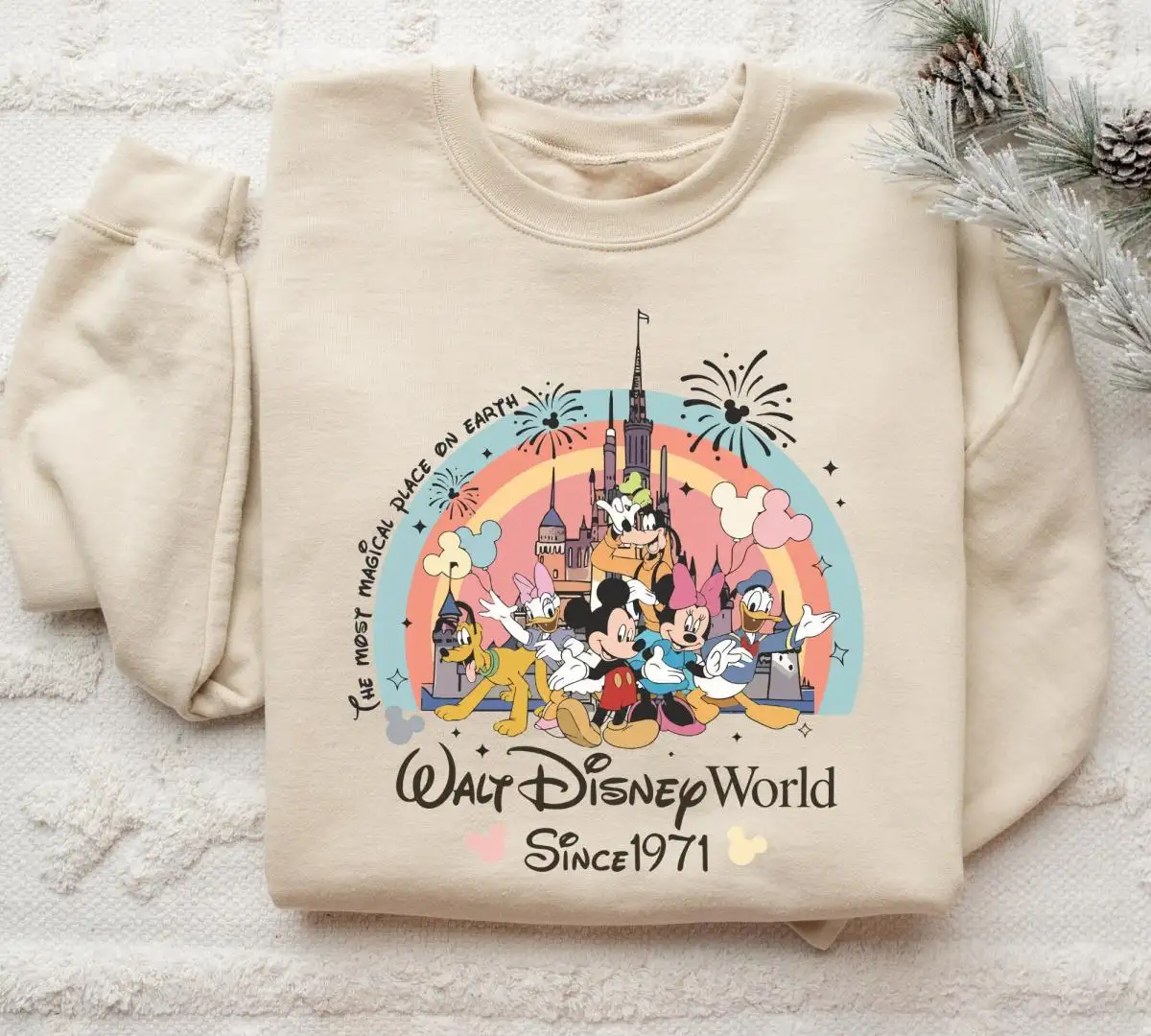 Vintage Disneyworld 1971 Mickey Shirt For Family Vacation