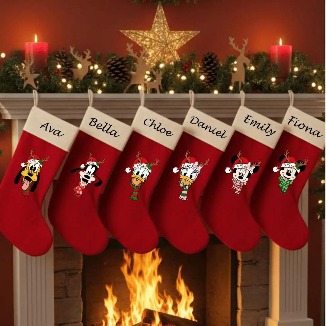 Custom Name Christmas Stocking Shirt for Kids & Pets