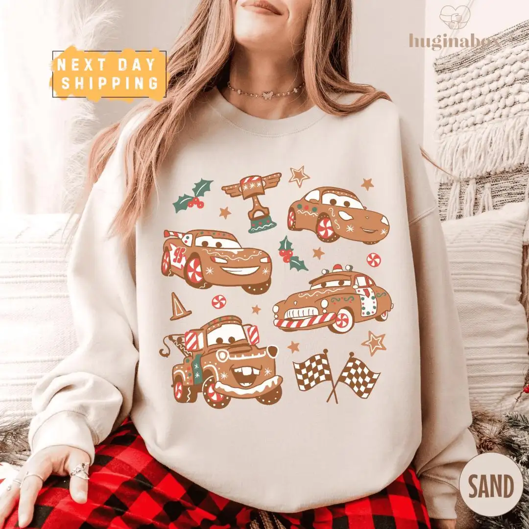 Christmas Gingerbread Racing Shirt for Kids