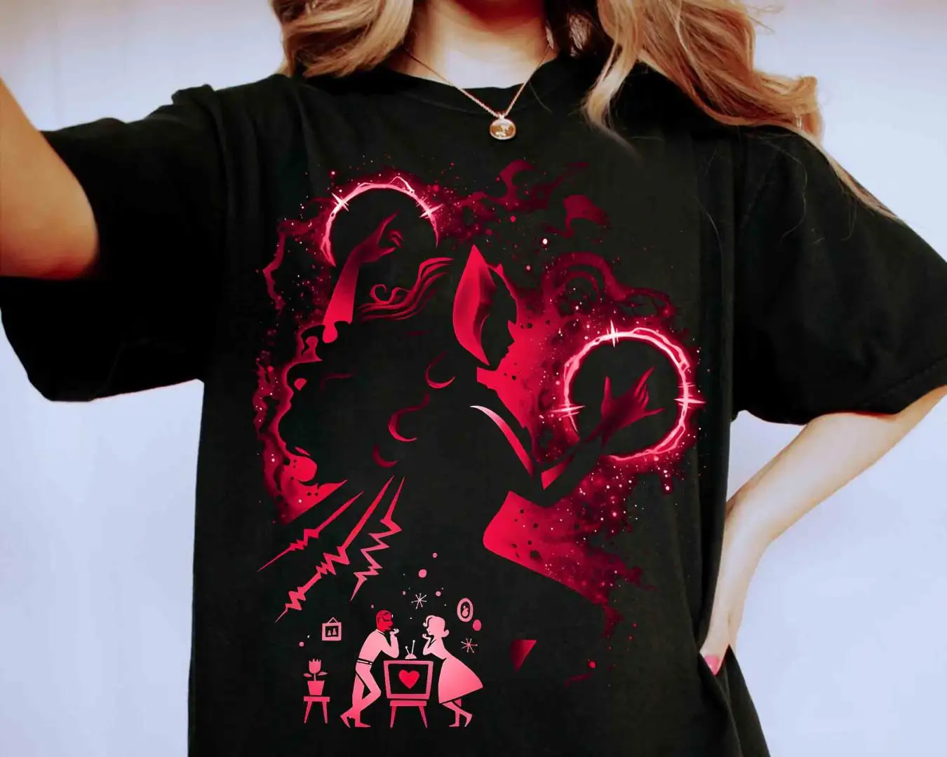 Marvel Scarlet Witch Portrait Shirt for MCU Fans
