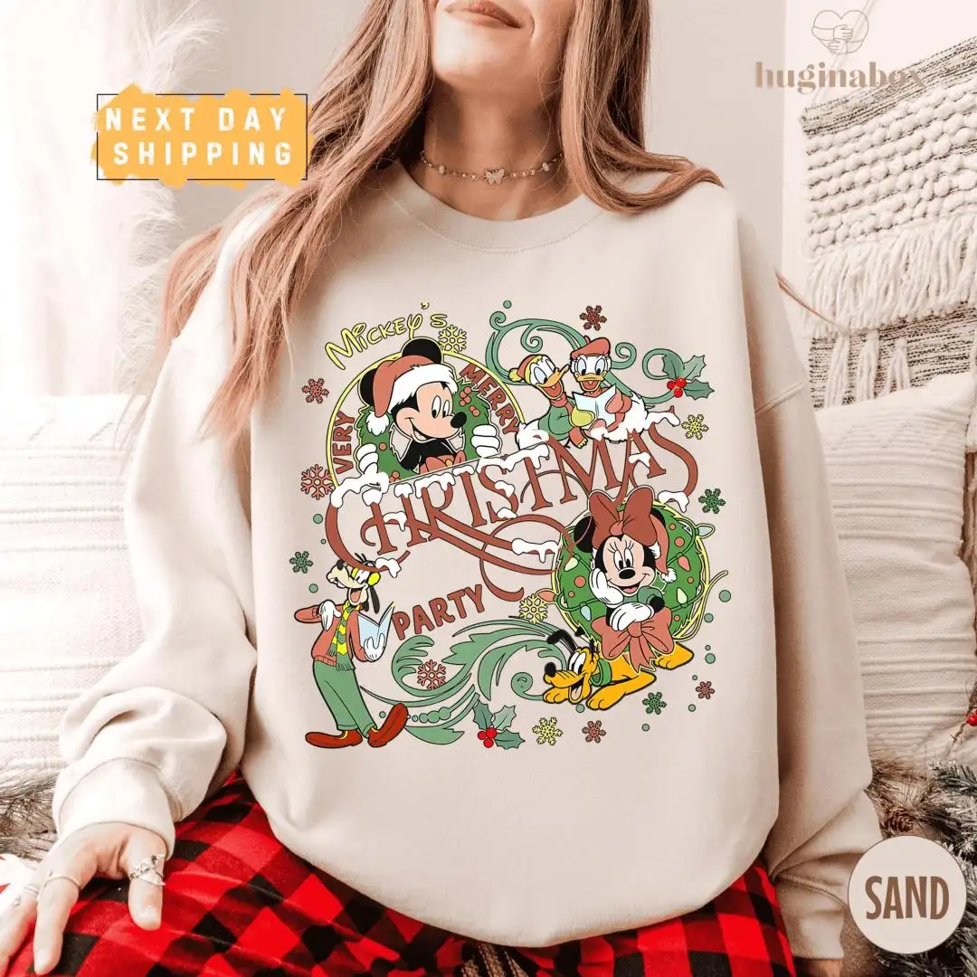 Disney Christmas Mickey Holiday Party Shirt