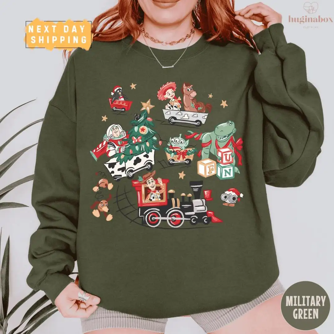 Kids Christmas Toy Train Shirt