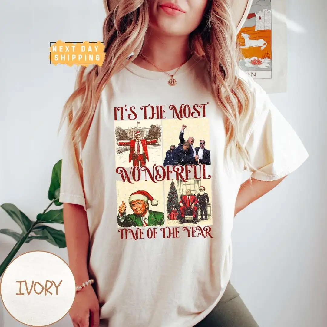 Trump 2025 Patriotic Christmas Shirt