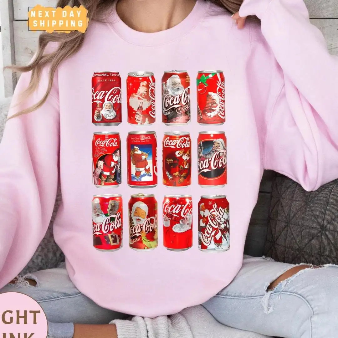 Christmas Coca-Cola Graphic Shirt for Coke Lovers