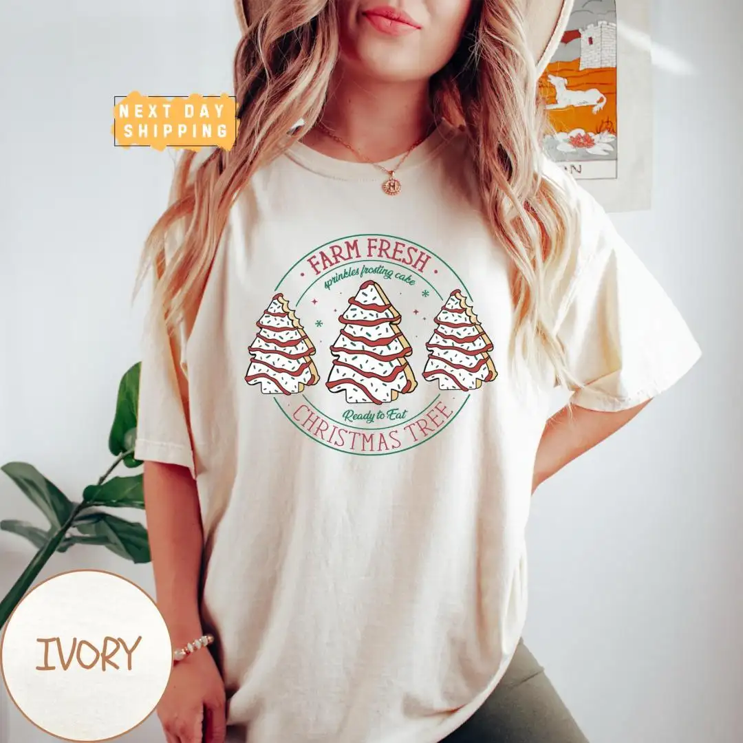 Farm Fresh Christmas Tree Holiday Shirt for Women