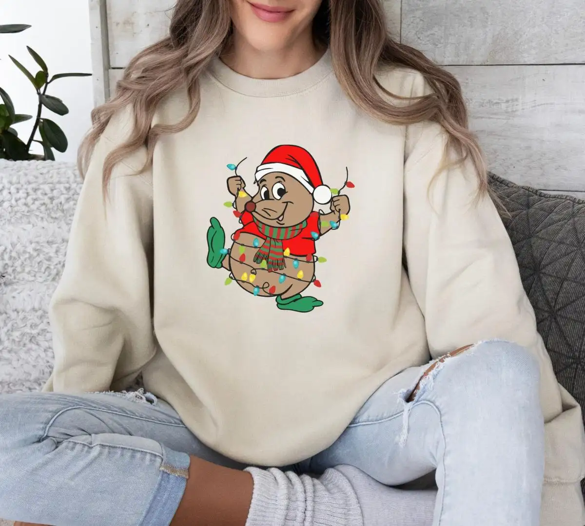 Disney Cinderella Gus Gus Christmas Shirt