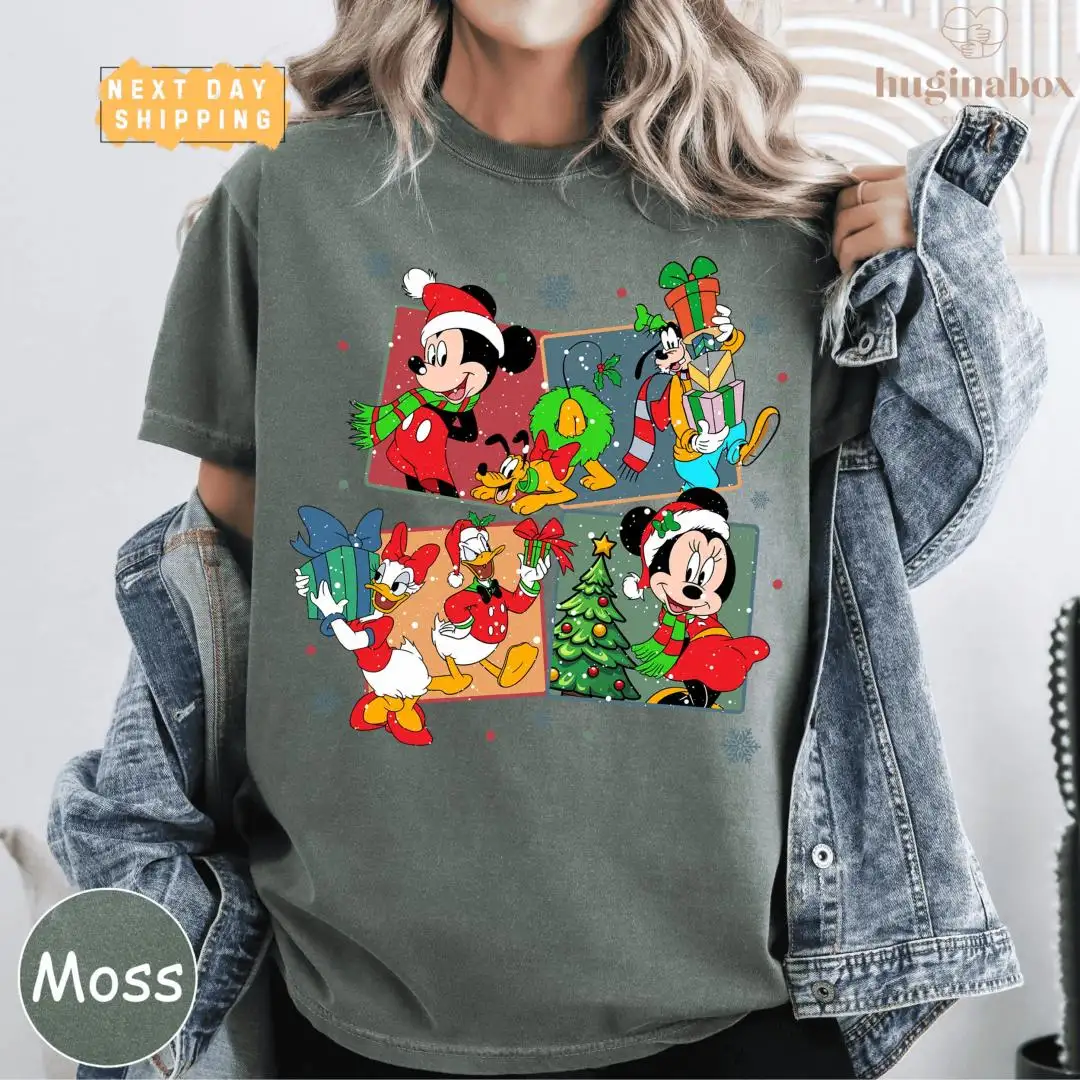 Retro Disney Christmas Shirt for Family Holiday Magic