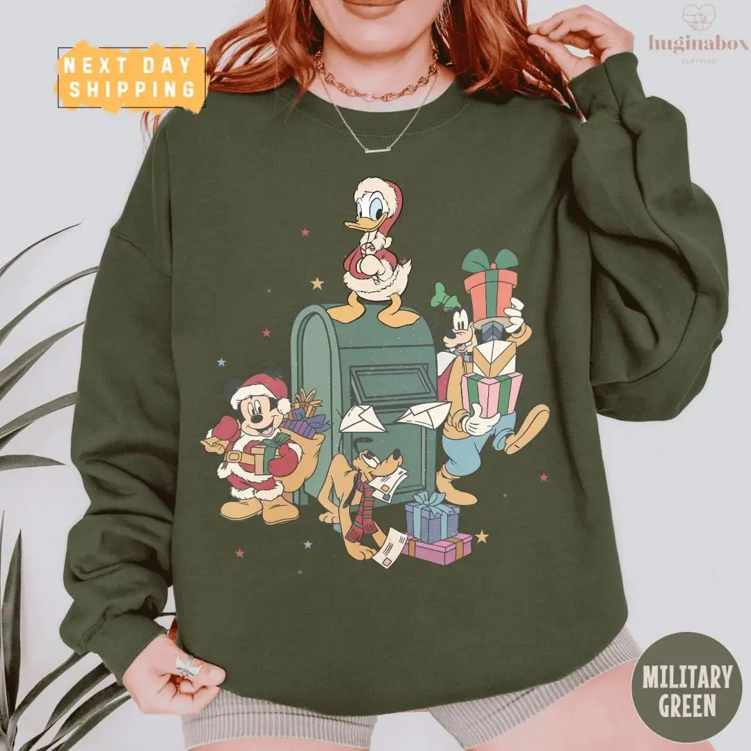 Vintage Disney Christmas Shirt | Holiday Family Gift
