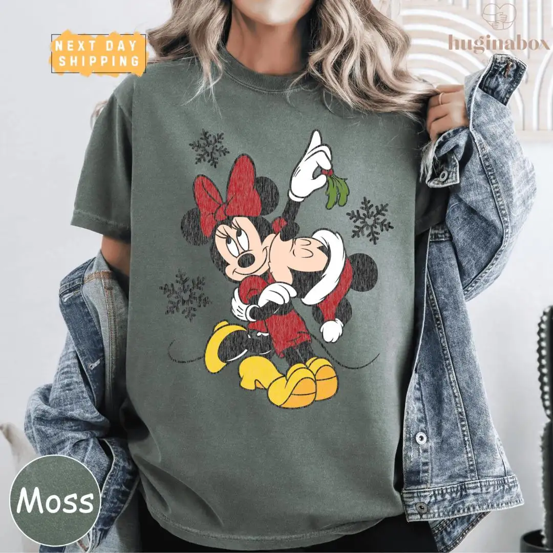 Christmas Mickey Minnie Vintage Shirt for Couples