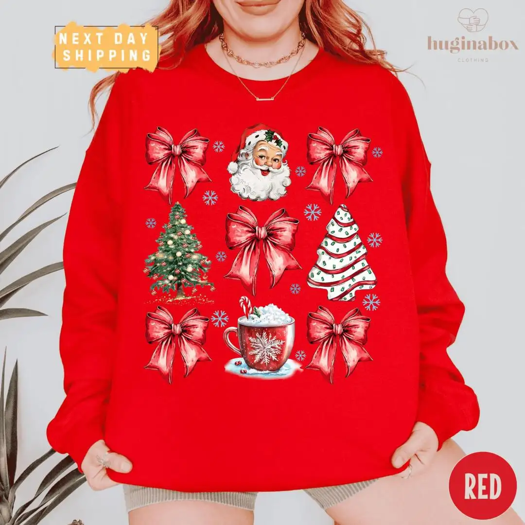 Vintage Christmas Santa Claus Holiday Shirt